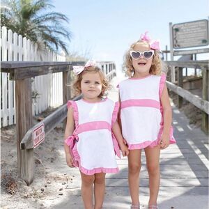 OG 2018 TBBC Beaufort Bonnet Carolina Cover Up with Plantation Pink size 5